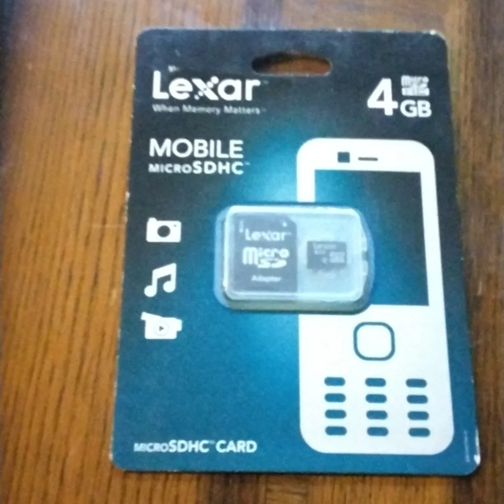 LEXAR MOBILE MICRO | LEXAR AND MAXELL | SDHC MEMORY CARDS | NIP